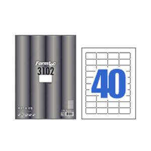 [폼텍] LS-3102 레이저/잉크젯 라벨(40칸/A4)_100매입